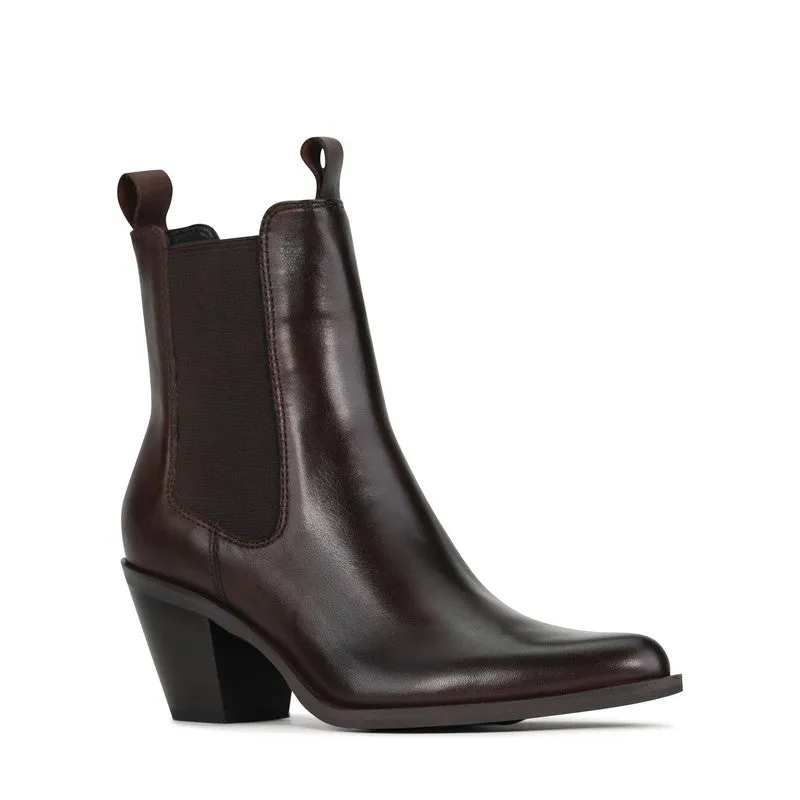 Eos Elesa Chestnut Heeled Chelsea Boot