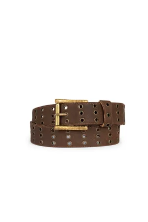 EYE OF THE TIGER BELT, BROWN