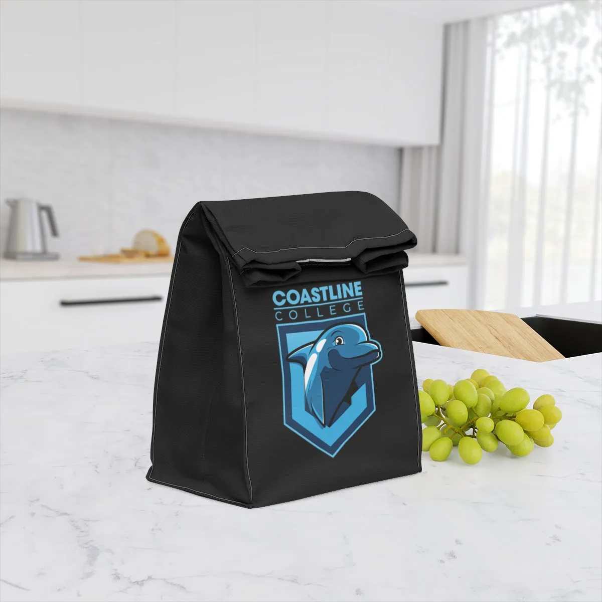 Fin Collection Polyester Lunch Bag - Black