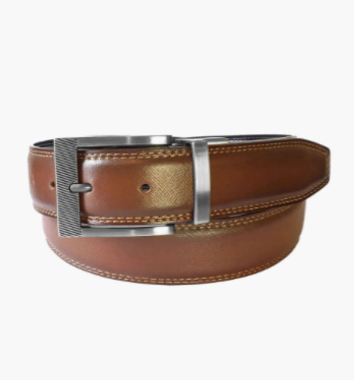 Florsheim Perrion Reversible Belt - Cognac/Black