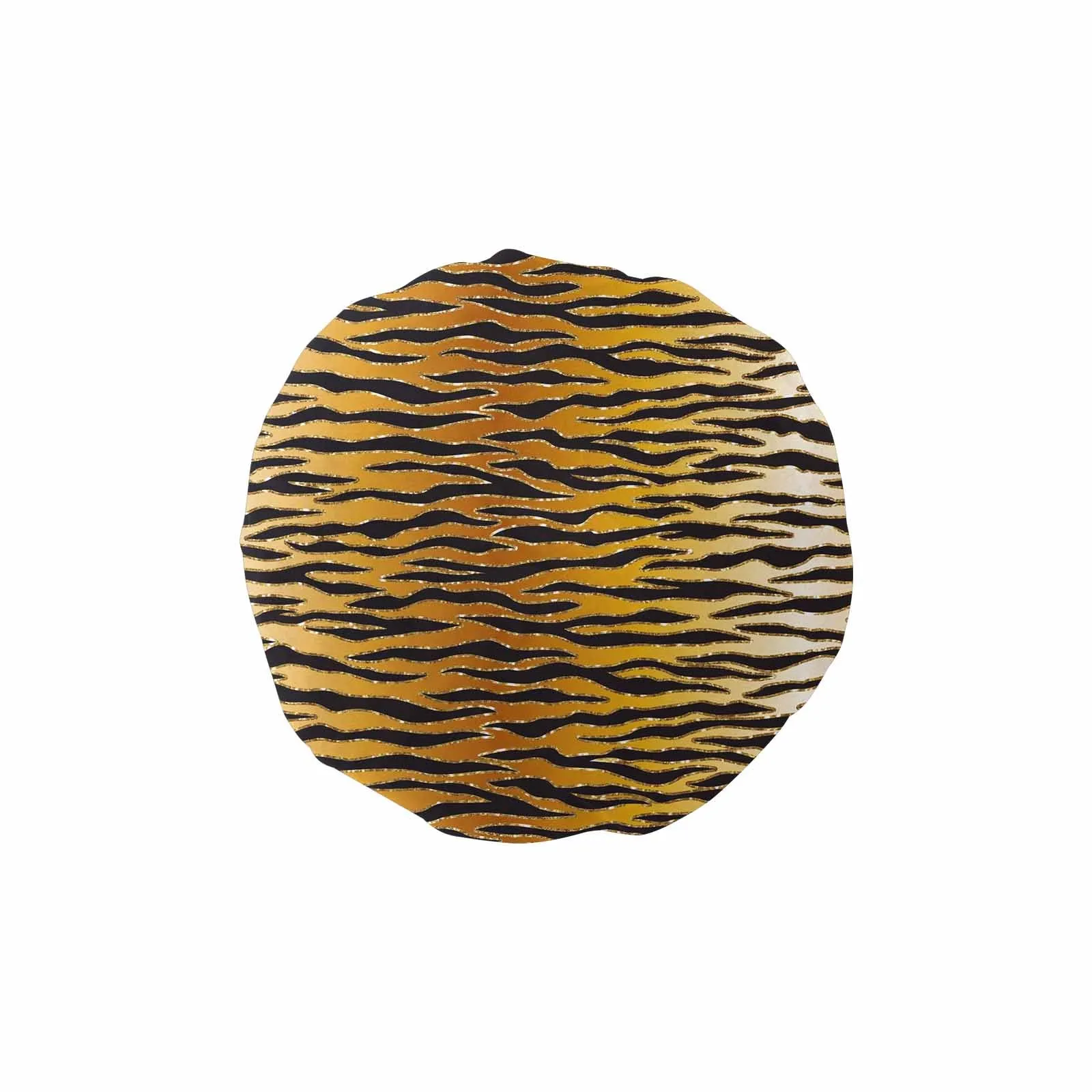 Glitter Gold Animal Print  Shower Cap