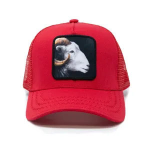 Goat Red Trucker Hat (Red) - GS239