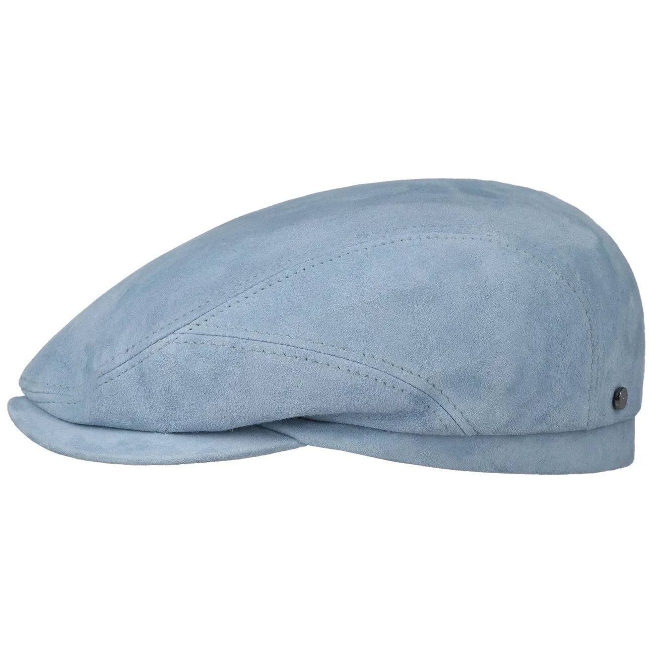 Goat Suede Flat Cap by Stetson