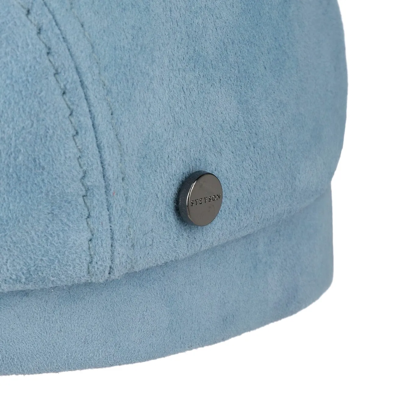 Goat Suede Flat Cap by Stetson