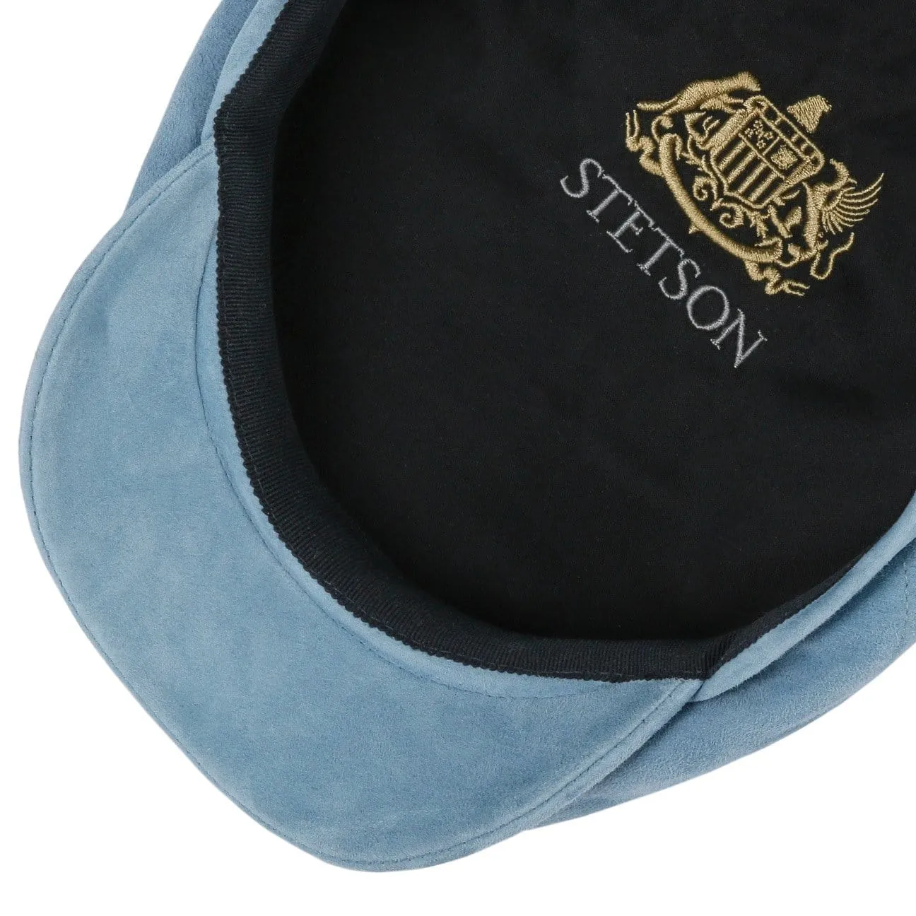 Goat Suede Flat Cap by Stetson