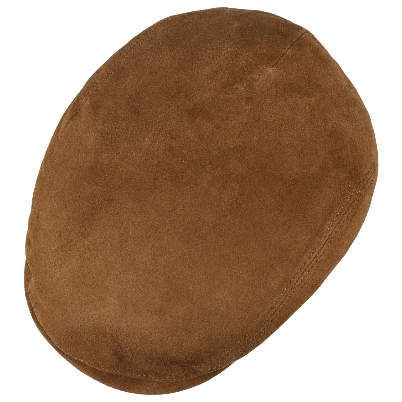 Goat Suede Flat Cap by Stetson