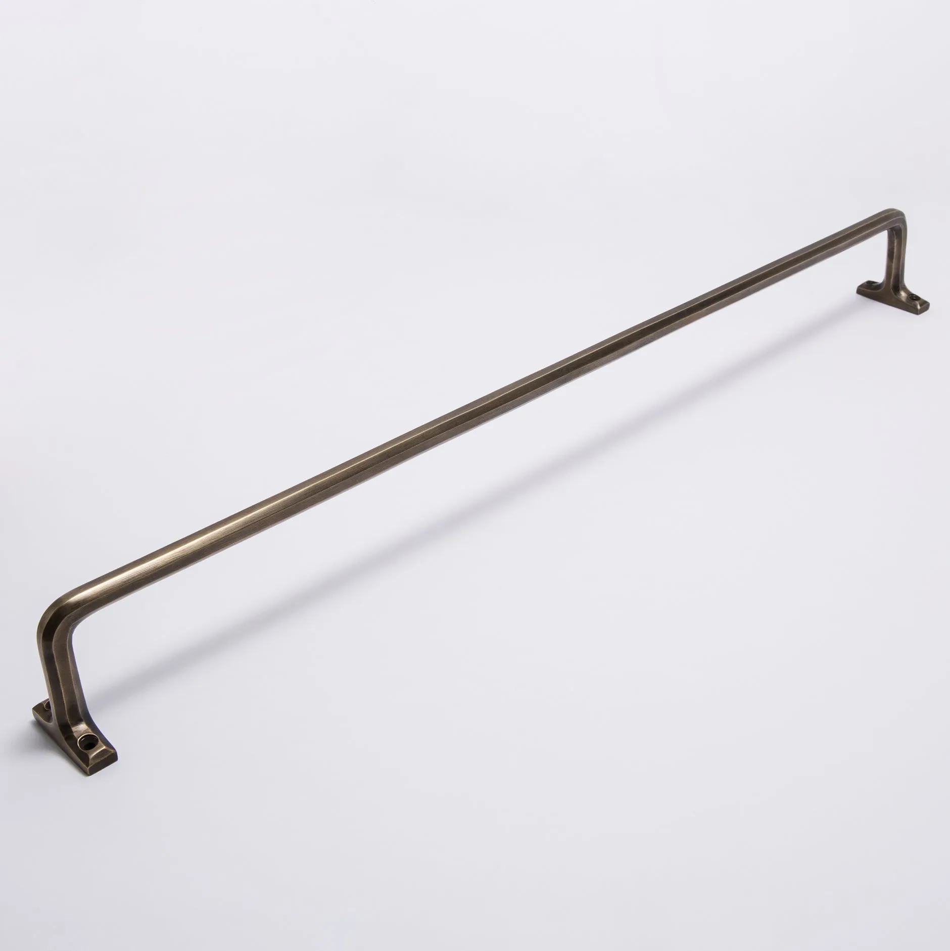 Henley 600mm Rail - Acid Washed Brass