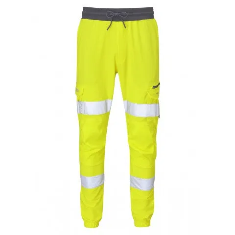 Hi Vis Stretch Jog EcoVis Trouser