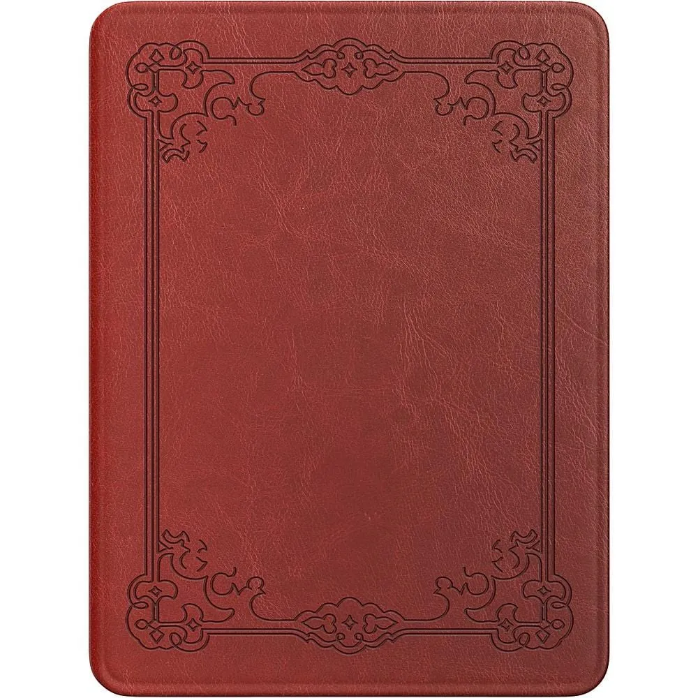 Indy Series Ornate Border Vegan Leather Folio Case - Amazon Kindle Paperwhite (2021-2023)