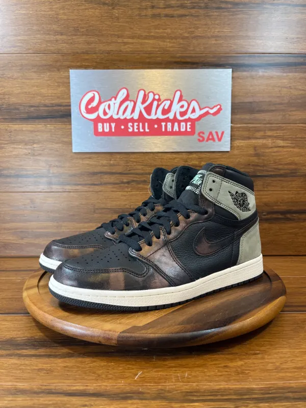 Jordan 1 Retro High Light Army Rust Shadow Patina