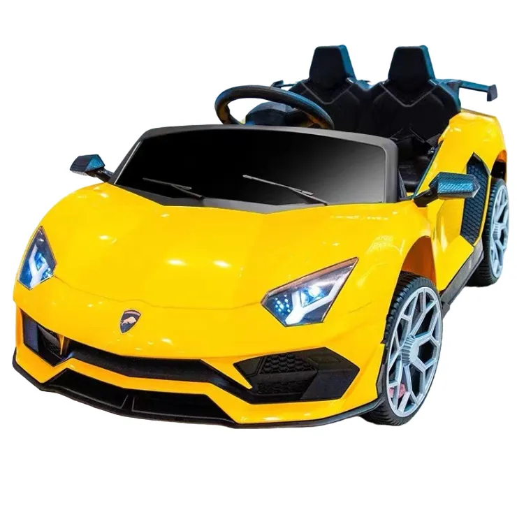 Kids Electric Sports Car Lamborghini rechargeable remote-controlled music-playing, with lights multifunctional toy perfect gift for boys girls