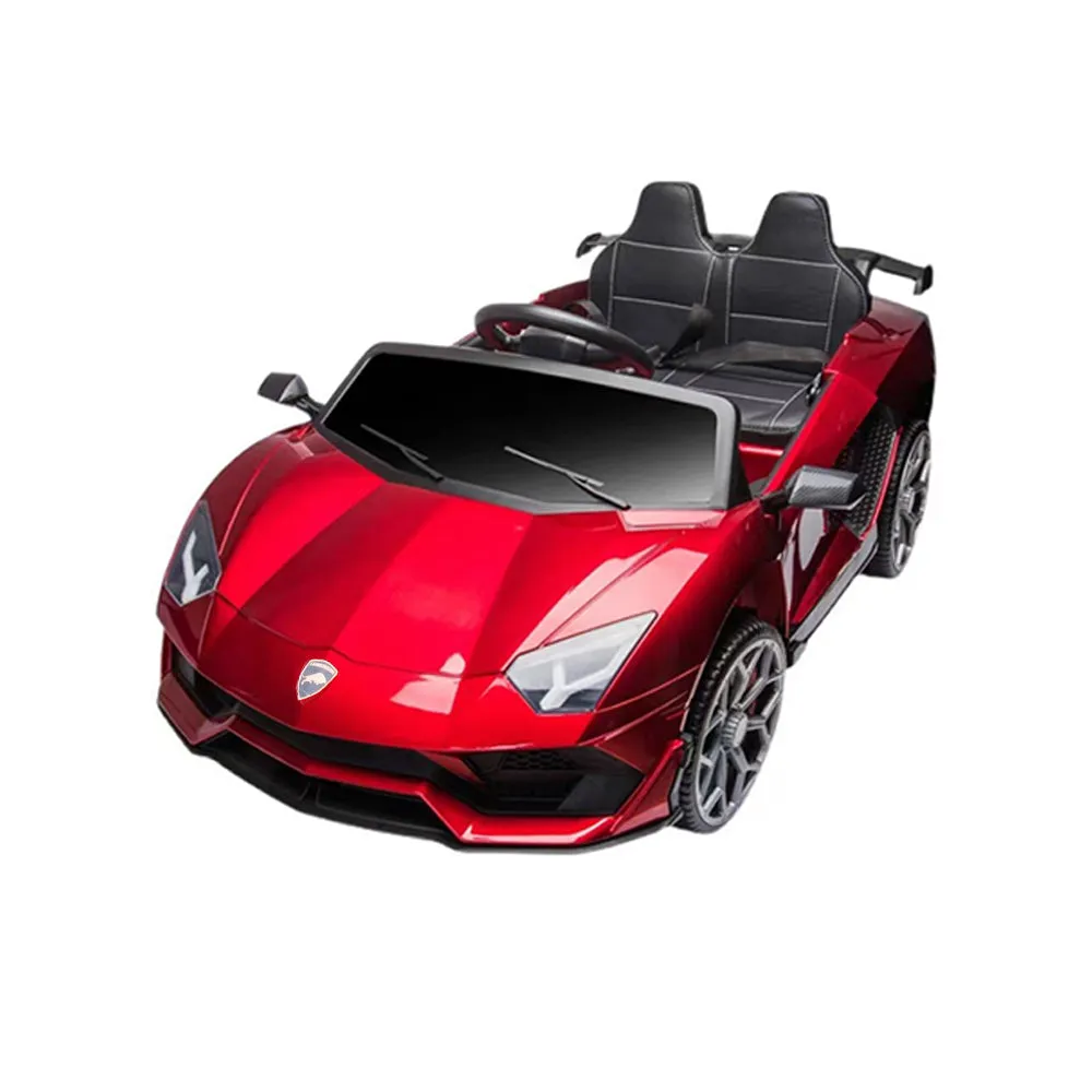 Kids Electric Sports Car Lamborghini rechargeable remote-controlled music-playing, with lights multifunctional toy perfect gift for boys girls