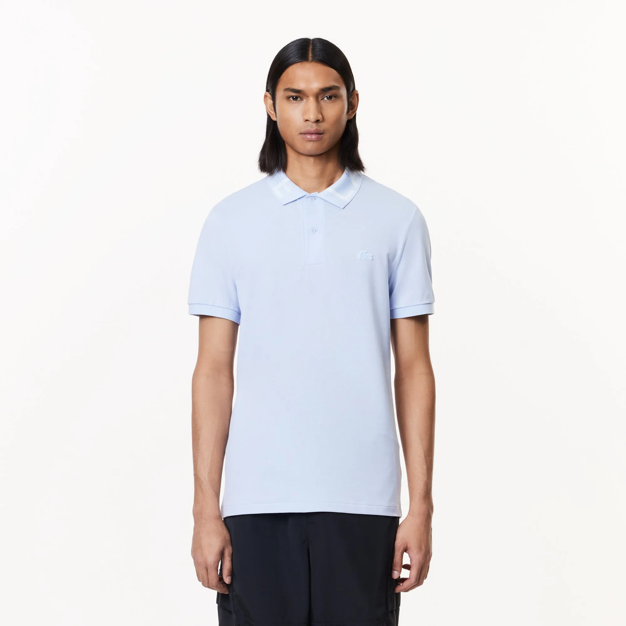 Lacoste Movement Jacquard Collar Polo