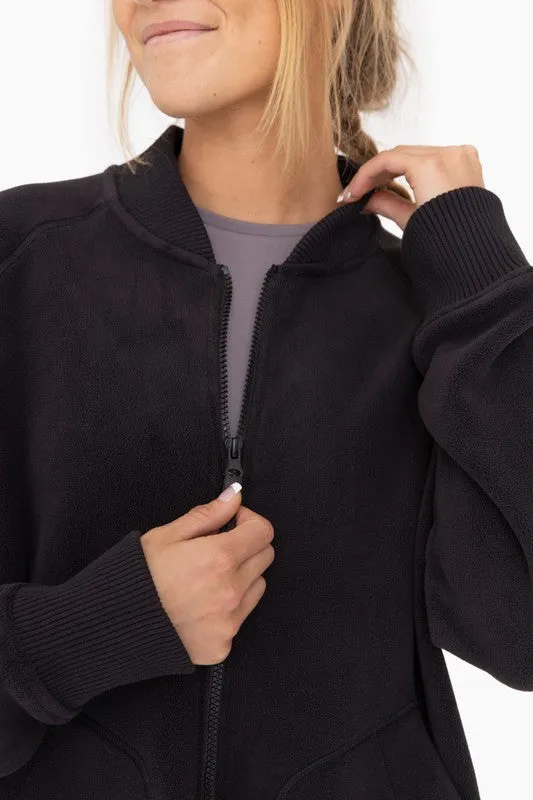 Lauren Microfleece Bomber Jacket