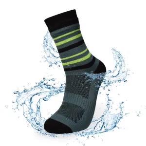 LEAKDRY Waterproof Breathable Coolmax Dri-nit Socks Black&Green