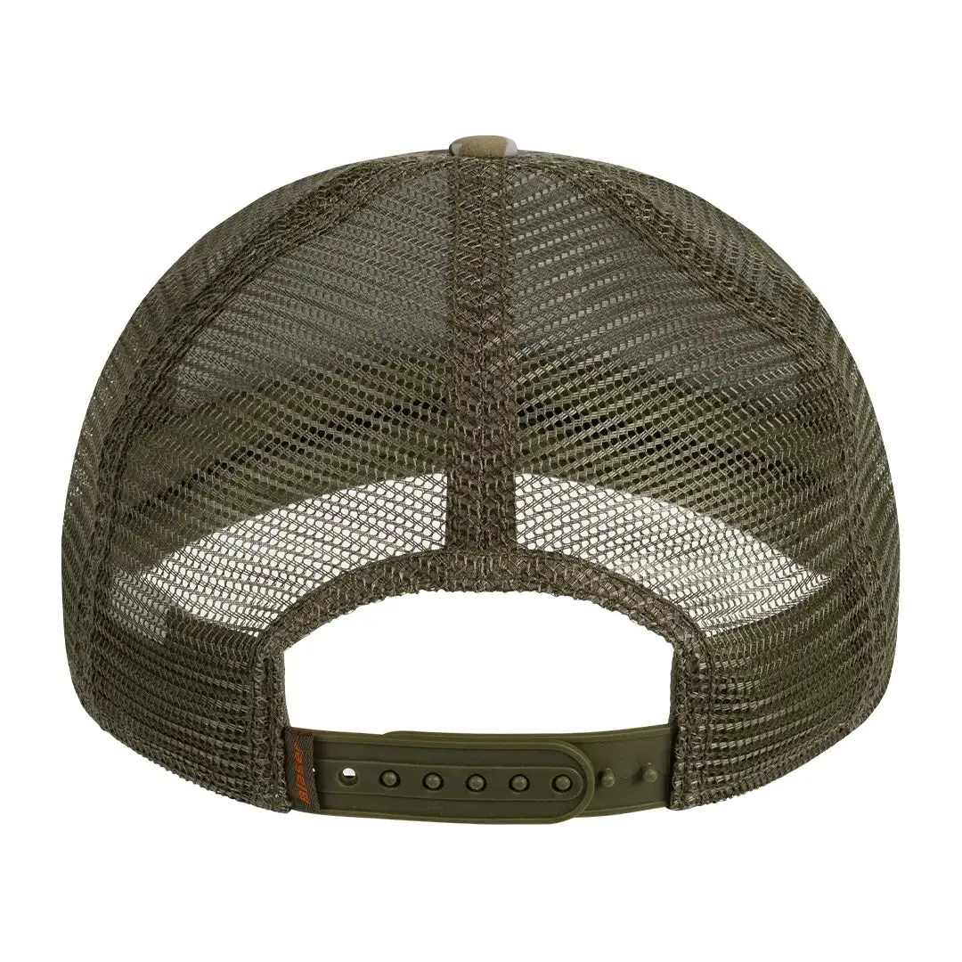 Leather Badge Cap - HunTec Camouflage by Blaser