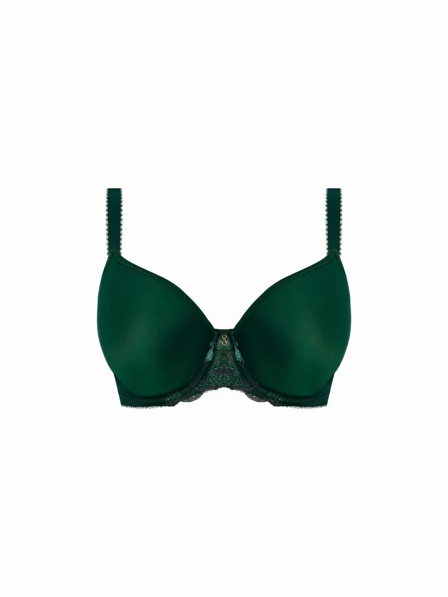 Loveland Moulded Plunge T-Shirt Bra - Deep Emerald