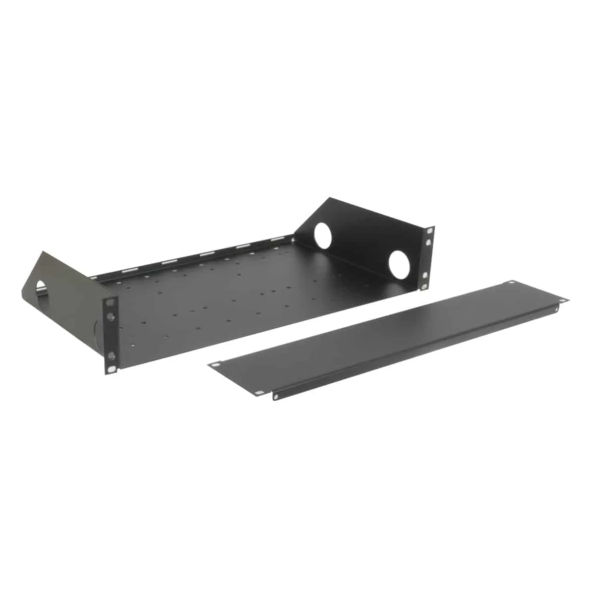 Lowell Mfg USE Series: Utility Shelf for Electronics 2U–3U