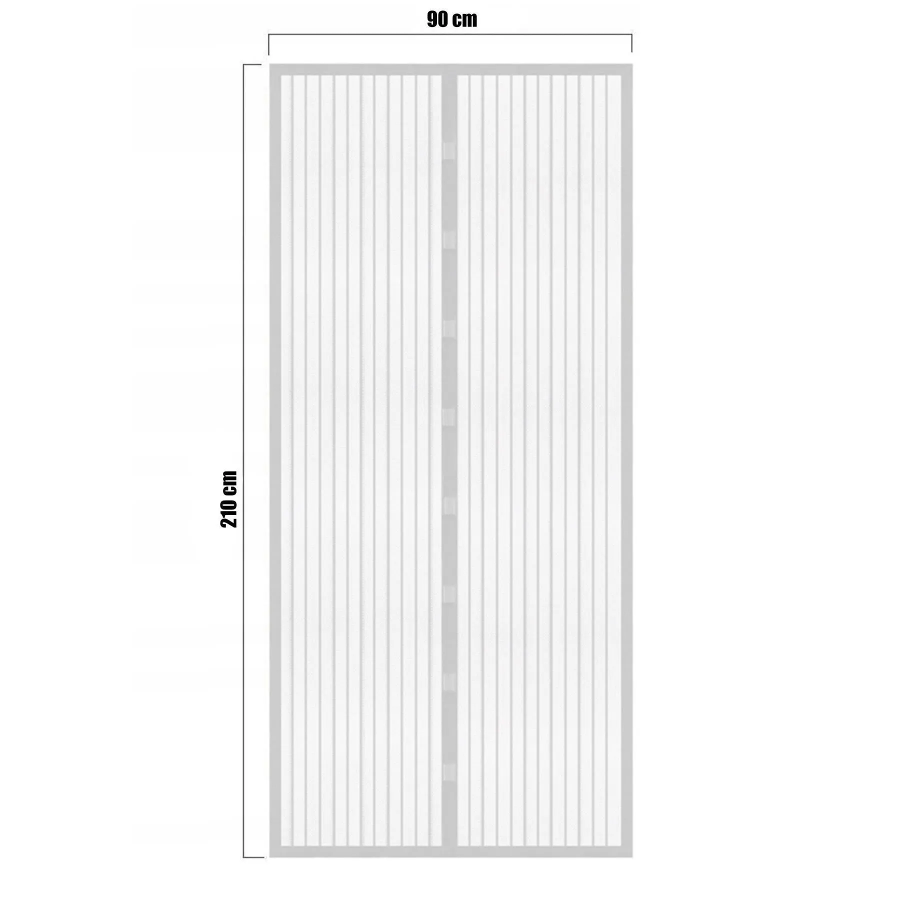 Magnetic Insect Door Screen White