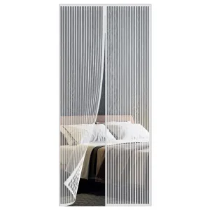 Magnetic Insect Door Screen White