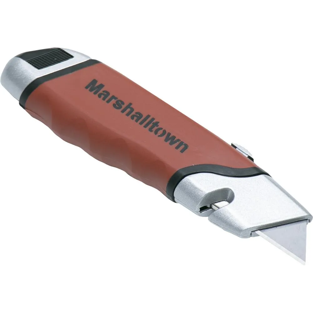 Marshalltown 19058 Soft Grip Utility Knife-Slide Storage (12/Display) 9058