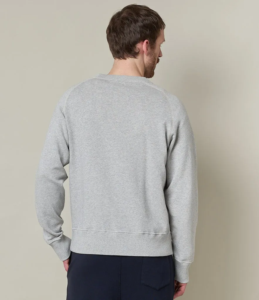 Merz Sweatshirt 10.6 Oz Relaxed Fit Grey Melange