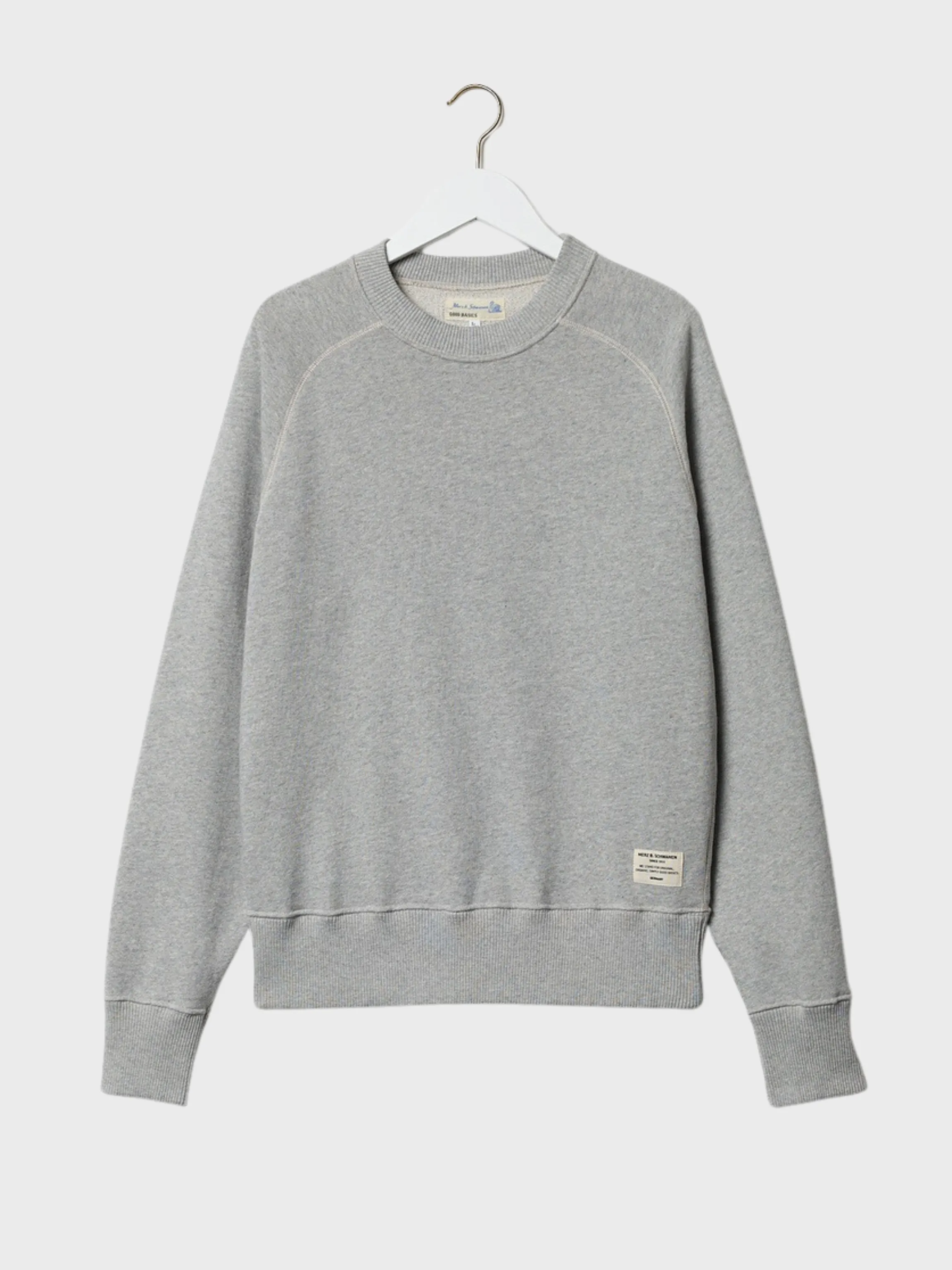 Merz Sweatshirt 10.6 Oz Relaxed Fit Grey Melange