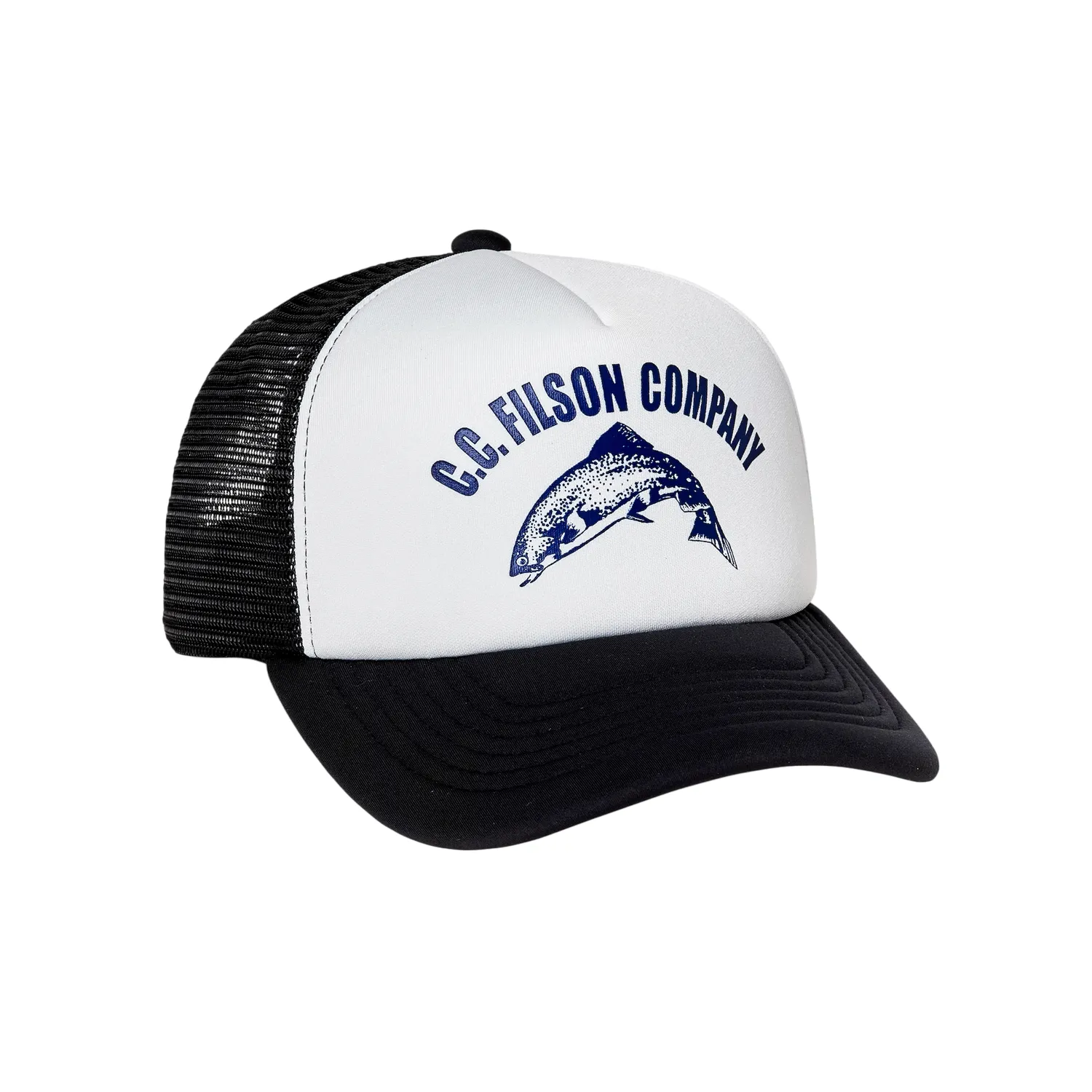 Mesh Harvester Cap White / Fisherman's Terminal