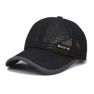 Mesh Hat Breathable Baseball Cap