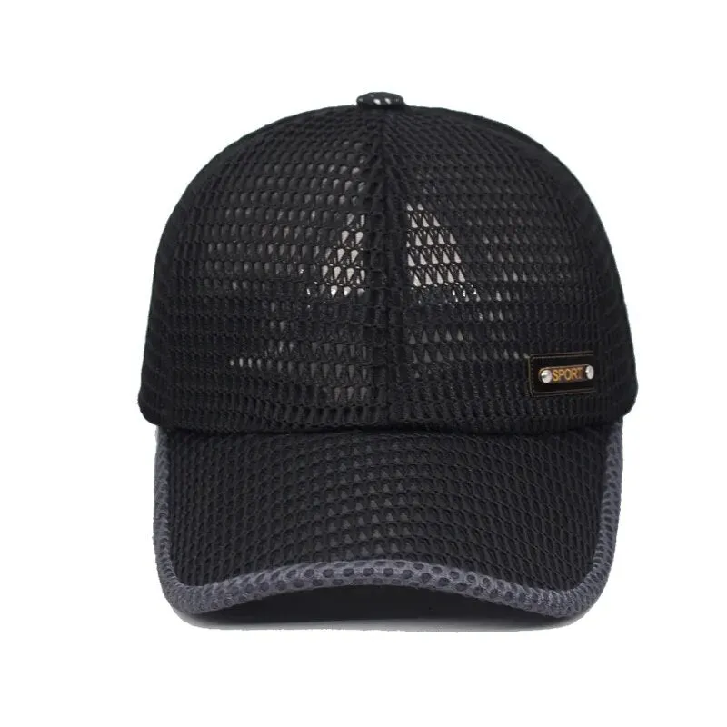 Mesh Hat Breathable Baseball Cap