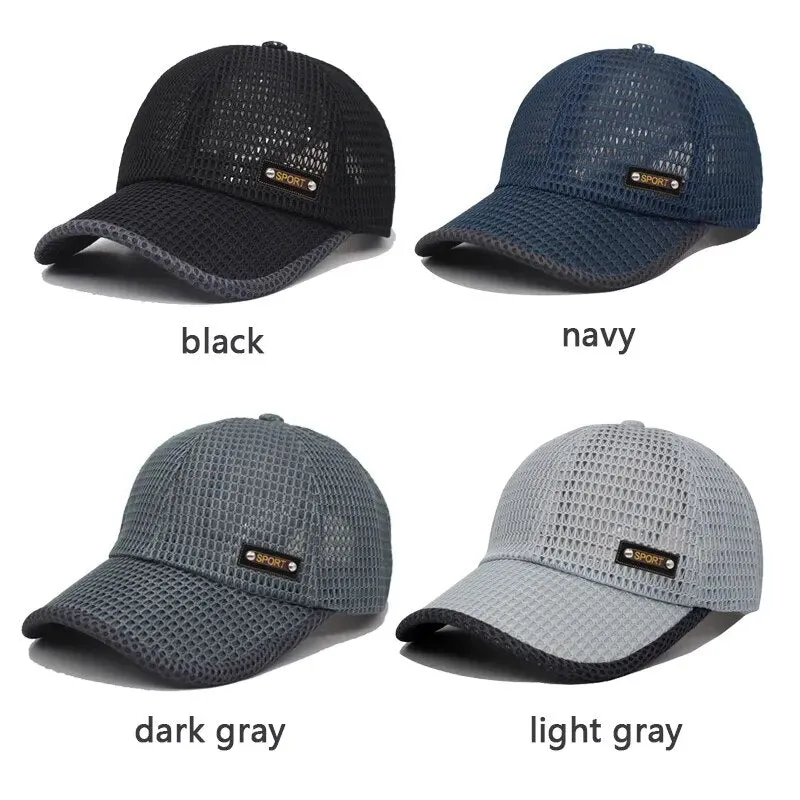 Mesh Hat Breathable Baseball Cap