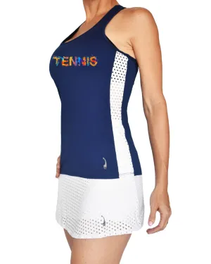 Modern Mesh Tennis Art Racerback