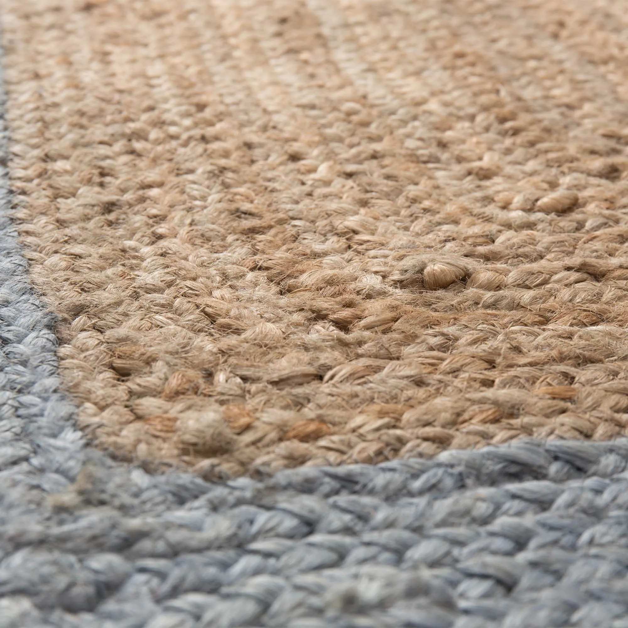 Nandi Doormat [Natural/Light grey blue]