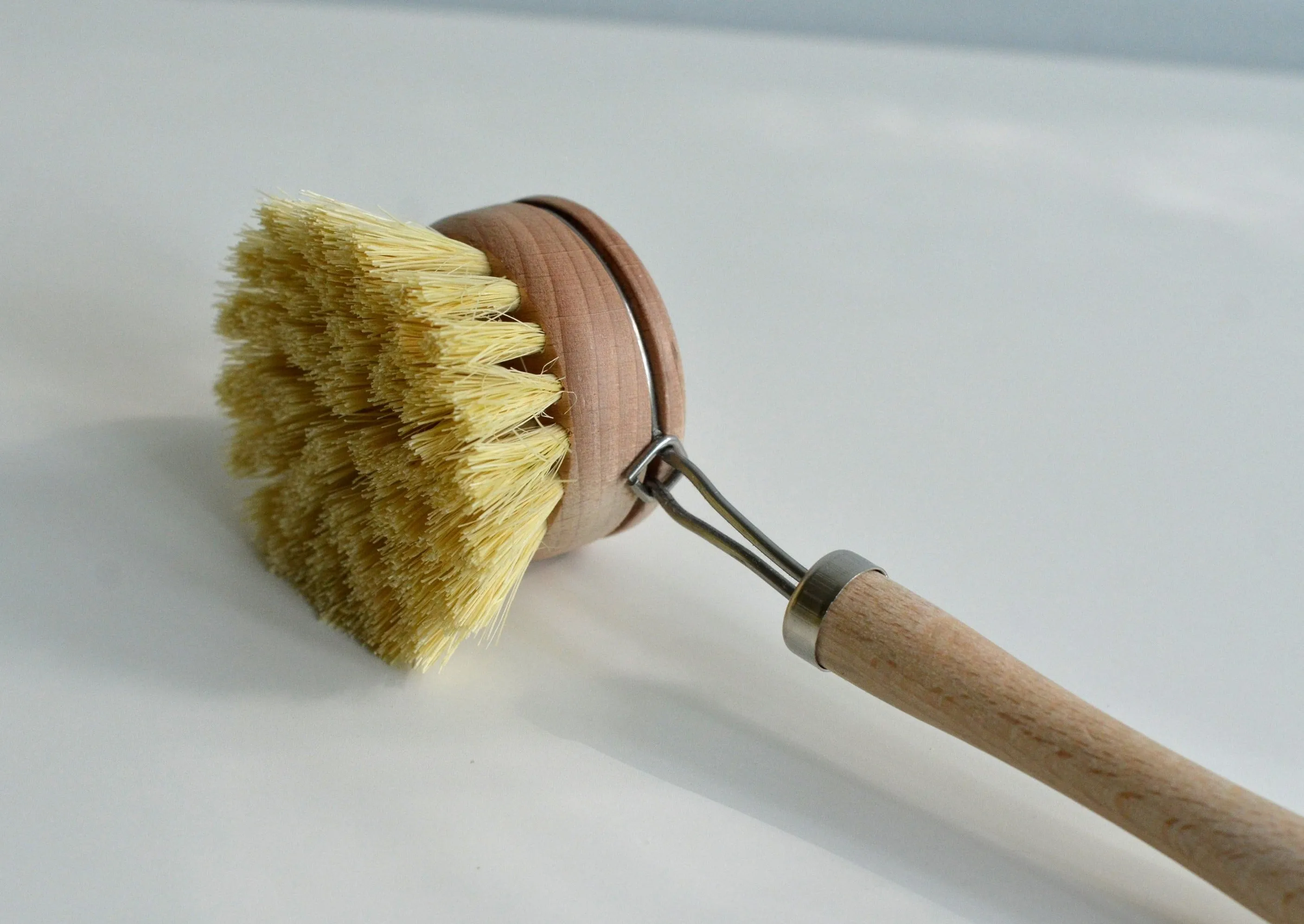 Natural Wood Dish Brush with handle