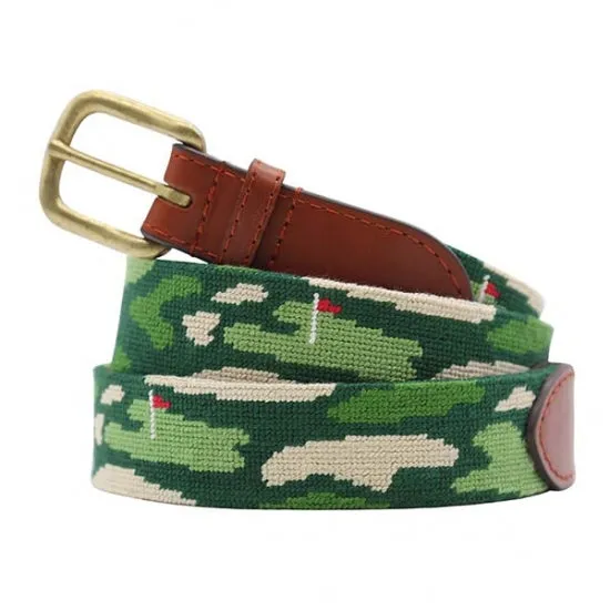 Needlepoint Belt Golfer's Camo