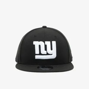 New Era NY Giants Snapback Hat- BLACK/WHITE