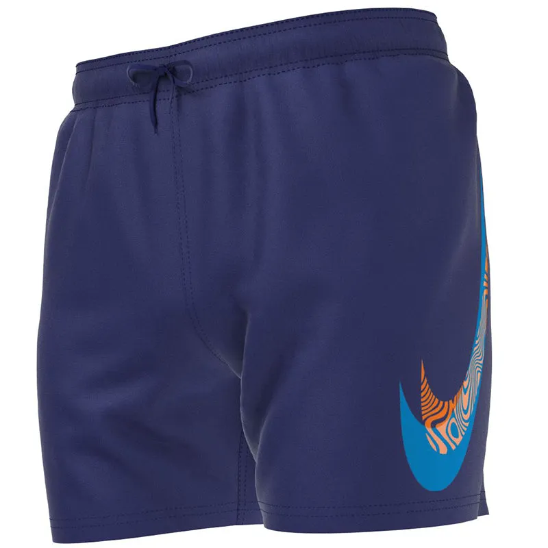 Nike - Men's Swim Liquify Swoosh 5" Volley Short (Midnight Navy)