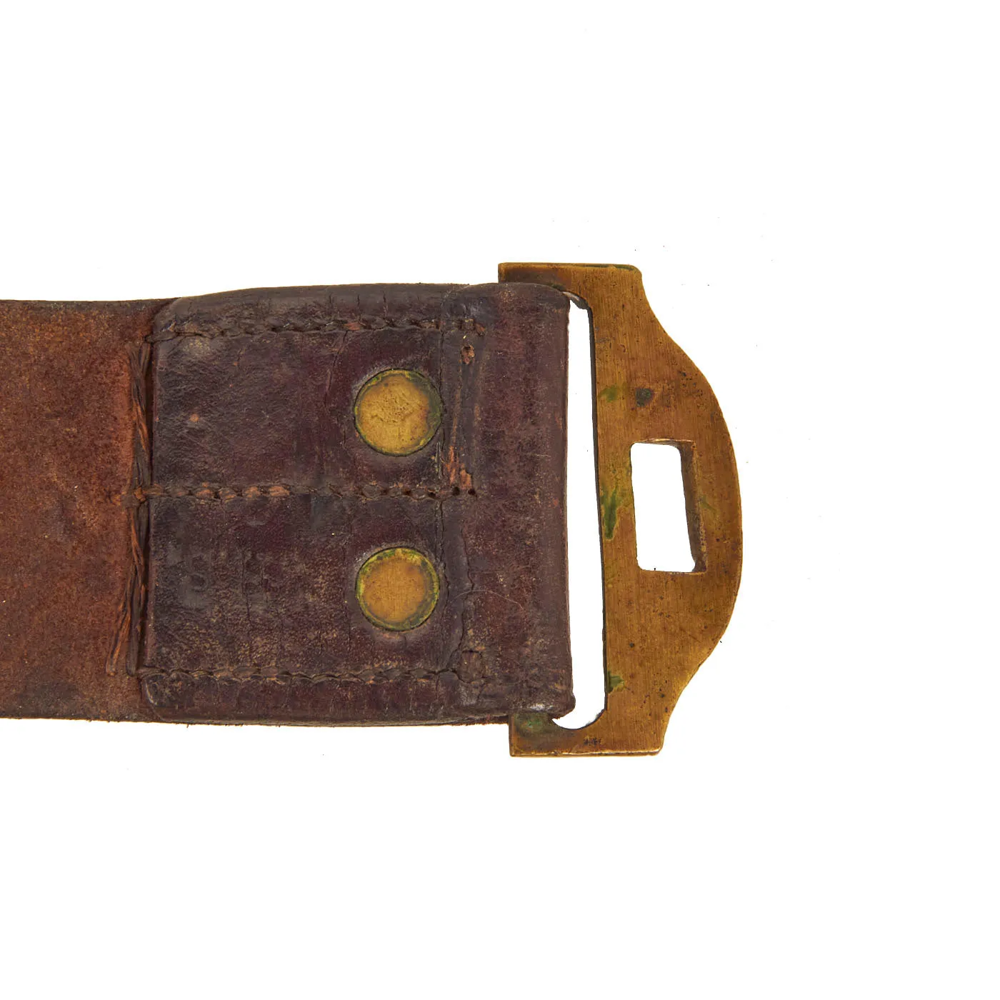 Original U.S. Indian Wars Model 1874 Leather Waist Belt And Buckle