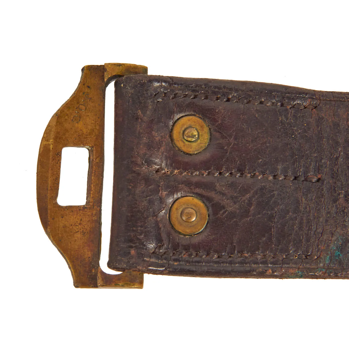 Original U.S. Indian Wars Model 1874 Leather Waist Belt And Buckle