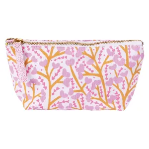 Petals Pink  Small Relaxed Pouch