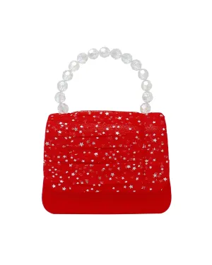 Pink Poppy Christmas Handbag