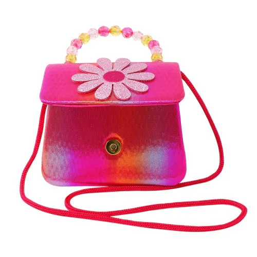 Pink Poppy Hard Handbag