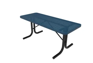 Rectangular Utility Table - Circular Pattern