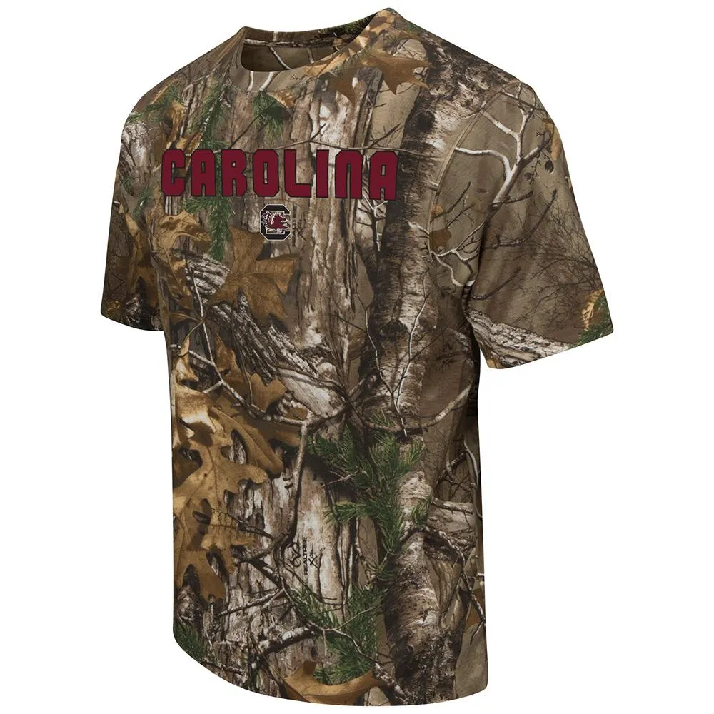 South Carolina Gamecocks Colosseum Realtree Xtra Camo Short Sleeve T-Shirt