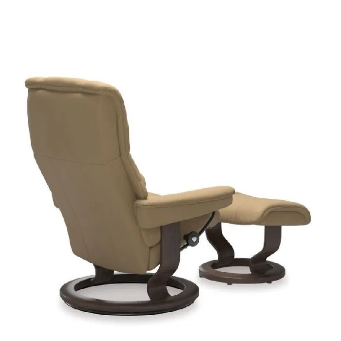 Stressless® Mayfair Leather Recliner - Classic Base (Paloma Sand)