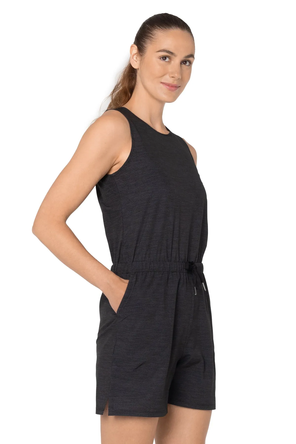 Summit Woven Romper