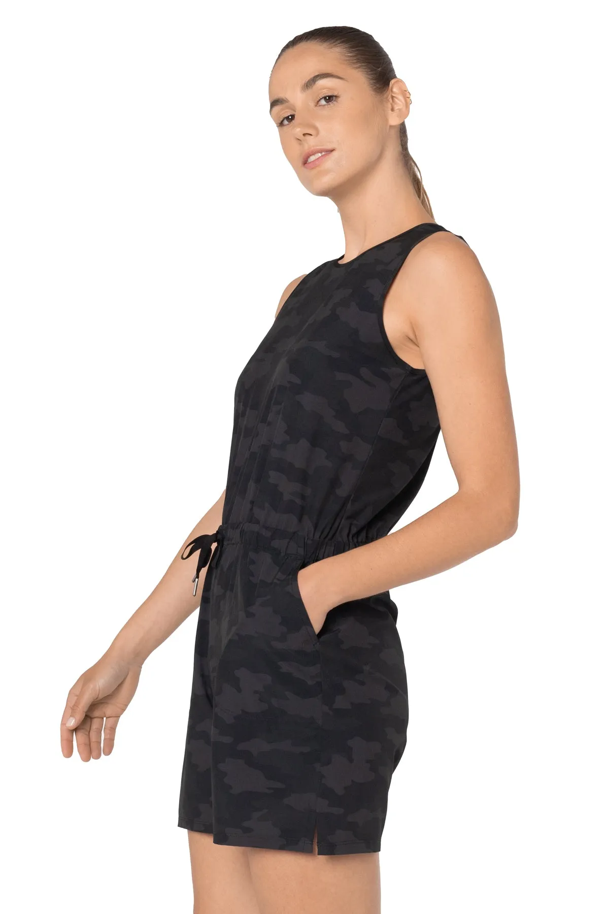 Summit Woven Romper