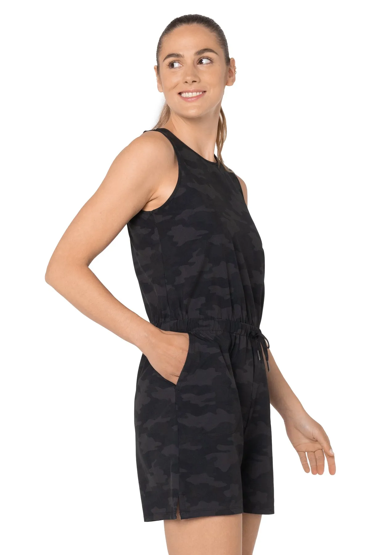 Summit Woven Romper