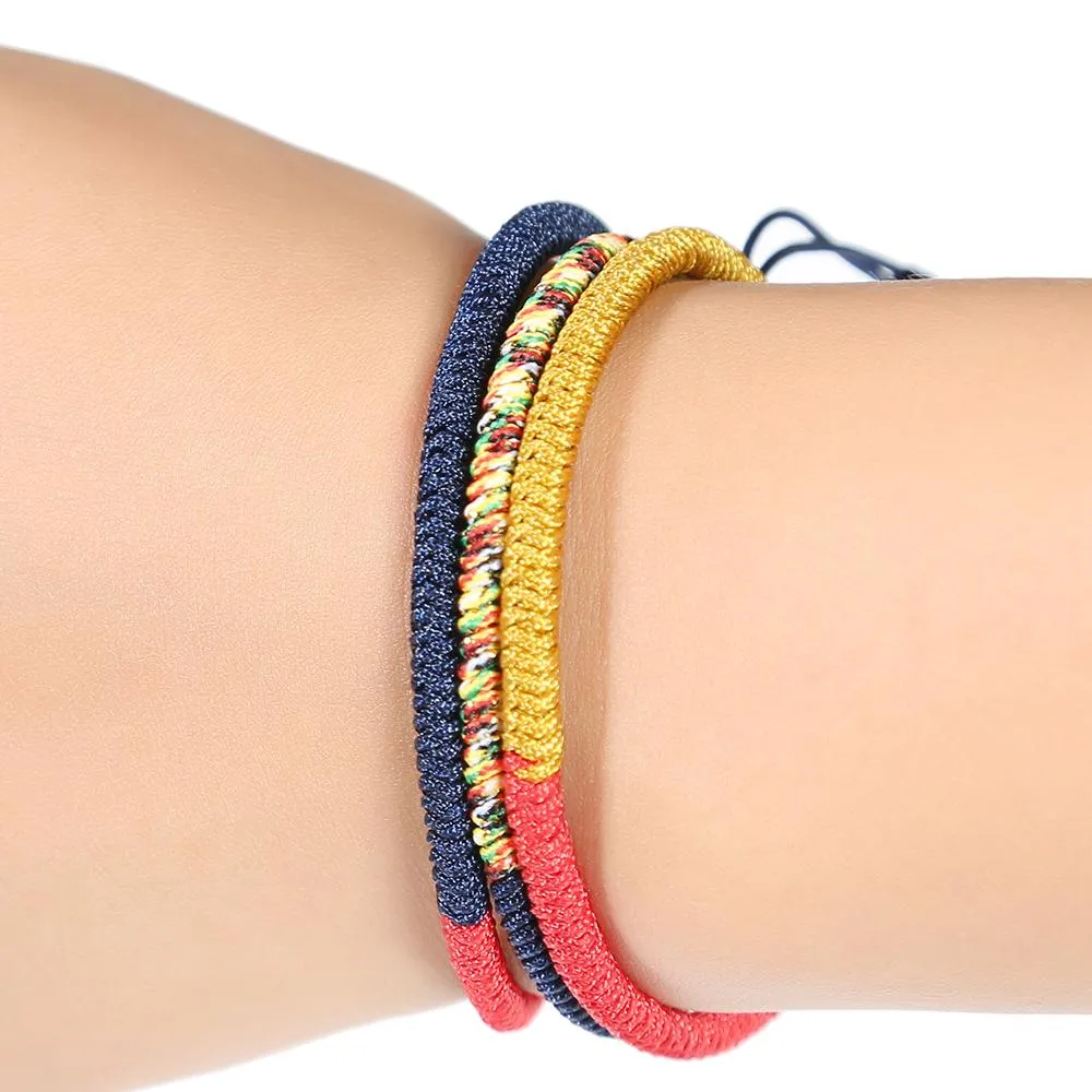 Tibetan Lucky Rope Lama Braided Knot Bracelet