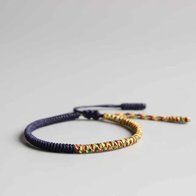 Tibetan Lucky Rope Lama Braided Knot Bracelet